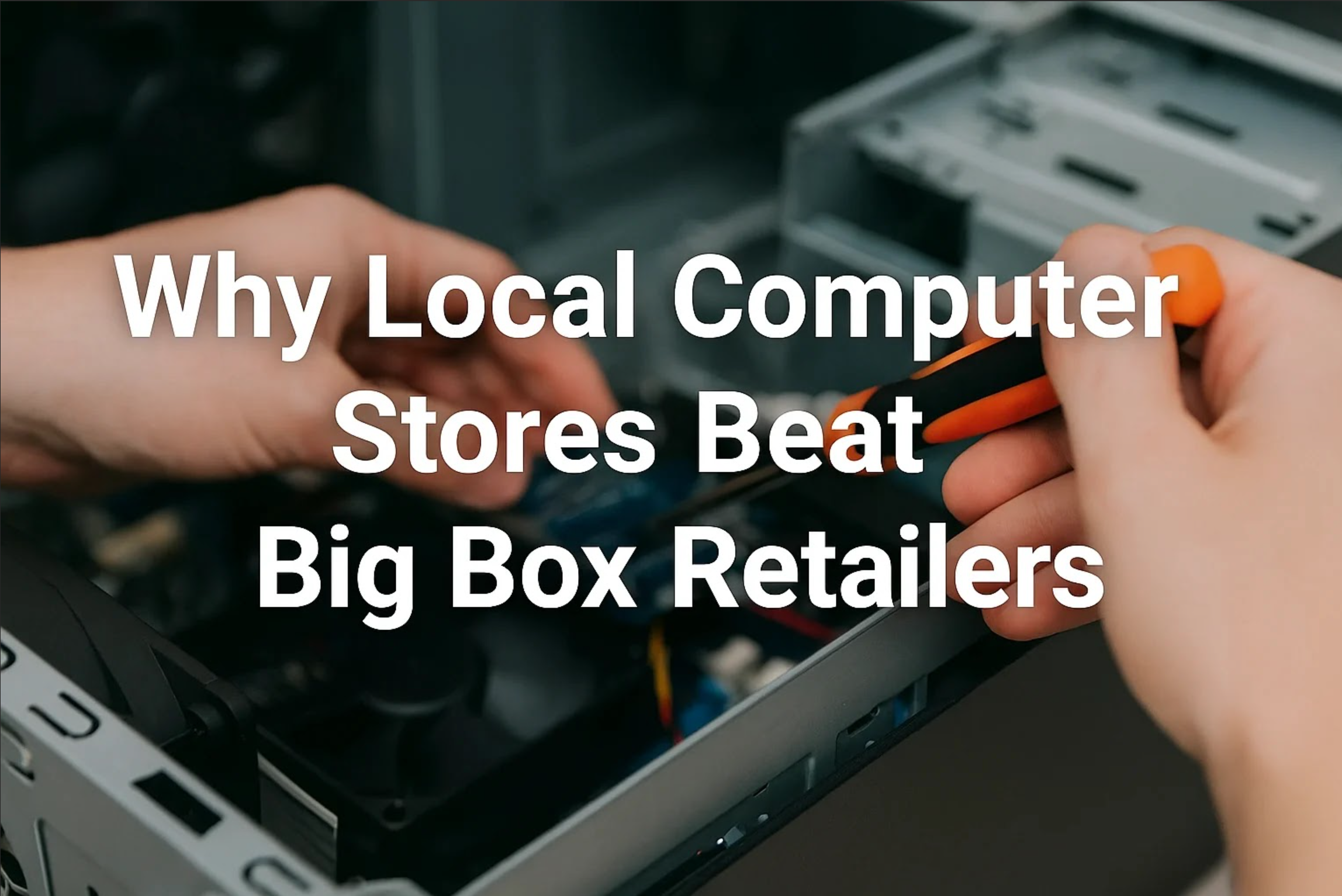 Why Local Computer Stores Beat Big Box Retailers in 2025